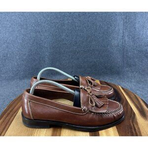 Cole Haan Loafers Size 9 M Dwight Tassel C01063 Men’s Brown Leather Slip On Shoe